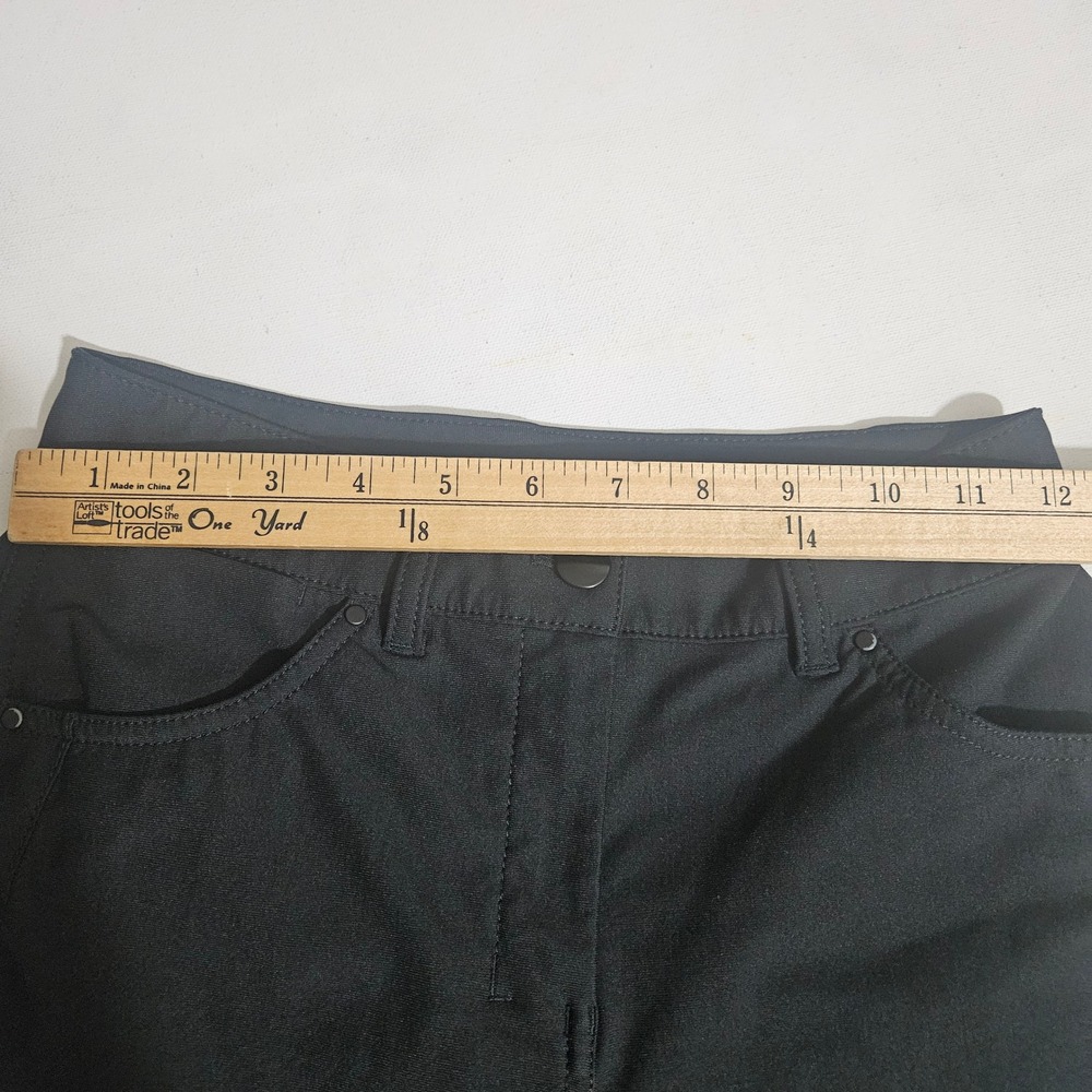 Lululemon City Sleek 5 Pocket Pant Black High Rise Slim Fit Trousers Size 24 XS - Picture 4 of 6